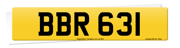 Registration number BBR 631